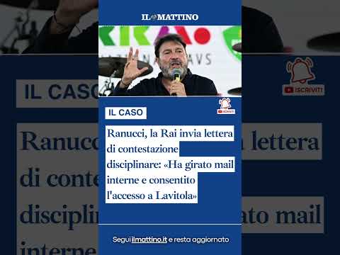 Video Ranucci, lettera di contestazione Rai: «Ha girato mail interne e consentito l'accesso a Lavitola»