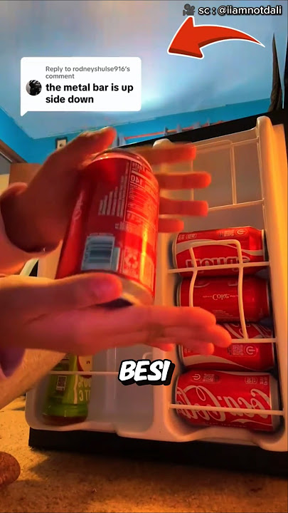 Beli Kulkas Mini Tapi Gak Tahu Cara Pakai Soda Holder-nya 😂❄️🥤 #shorts #shortvideo #amarullahbillah