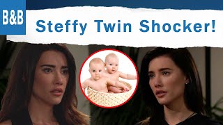 Bold and the Beautiful Spoilers: Steffy Pregnancy Test Reveals Two Babies Ahead Bold and the Beautiful Spoilers: Steffy Pregnancy Test Reveals Two Babies Ahead