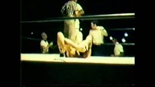 Cowboy Bob Ellis vs Baron Von Raschke   WWA   All Star Championship Wrestling