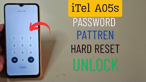 iTel A05s Hard Reset Forgot Password Unlock Lastest Update