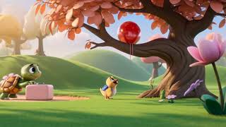 Little Duck & Turtle Rescue a Balloon! | Tiny Wonder Kids