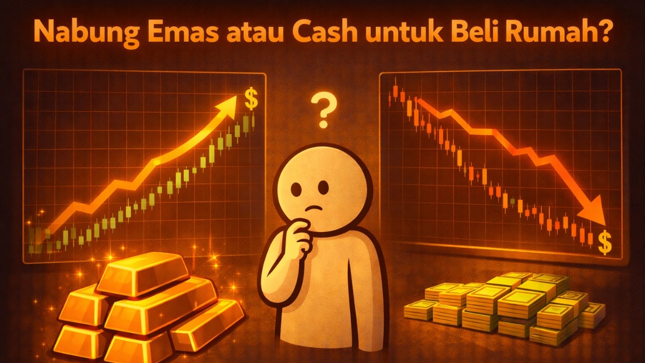 Cara Cerdas Nabung Emas vs Cash untuk Beli Rumah ‼️Tonton Agar Tidak Salah Strategi‼️
