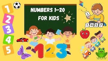 Learn Numbers 1 to 20 for Kids | Fun Counting Adventure with Animals, Toys & More!