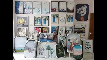 Xưởng sản xuất tranh canvas, tranh sơn dầu