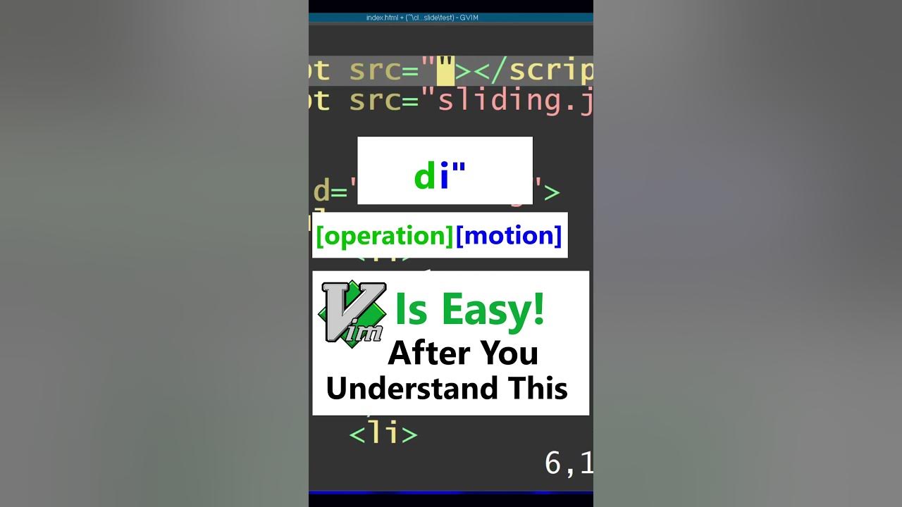 Vim is Actually Easy Once You Understand This Simple Trick - YouTube