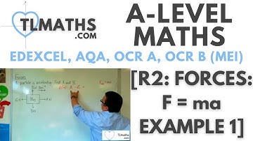 A-Level Maths: R2-02 [Forces: F=ma Example 1]