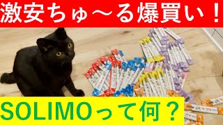 Amazonに売ってる激安ちゅーる「SOLIMO」を大量買いしてみた