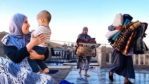 يوميات اسرة فاطمة و حساكي و عائلة با قاسم في البادية