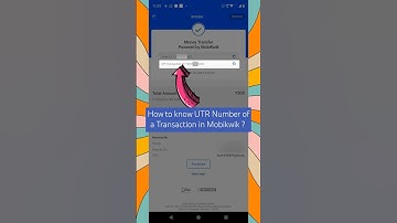 How to Find UTR Number of a Transaction in Mobikwik ? #2025 #shorts #mobikwik