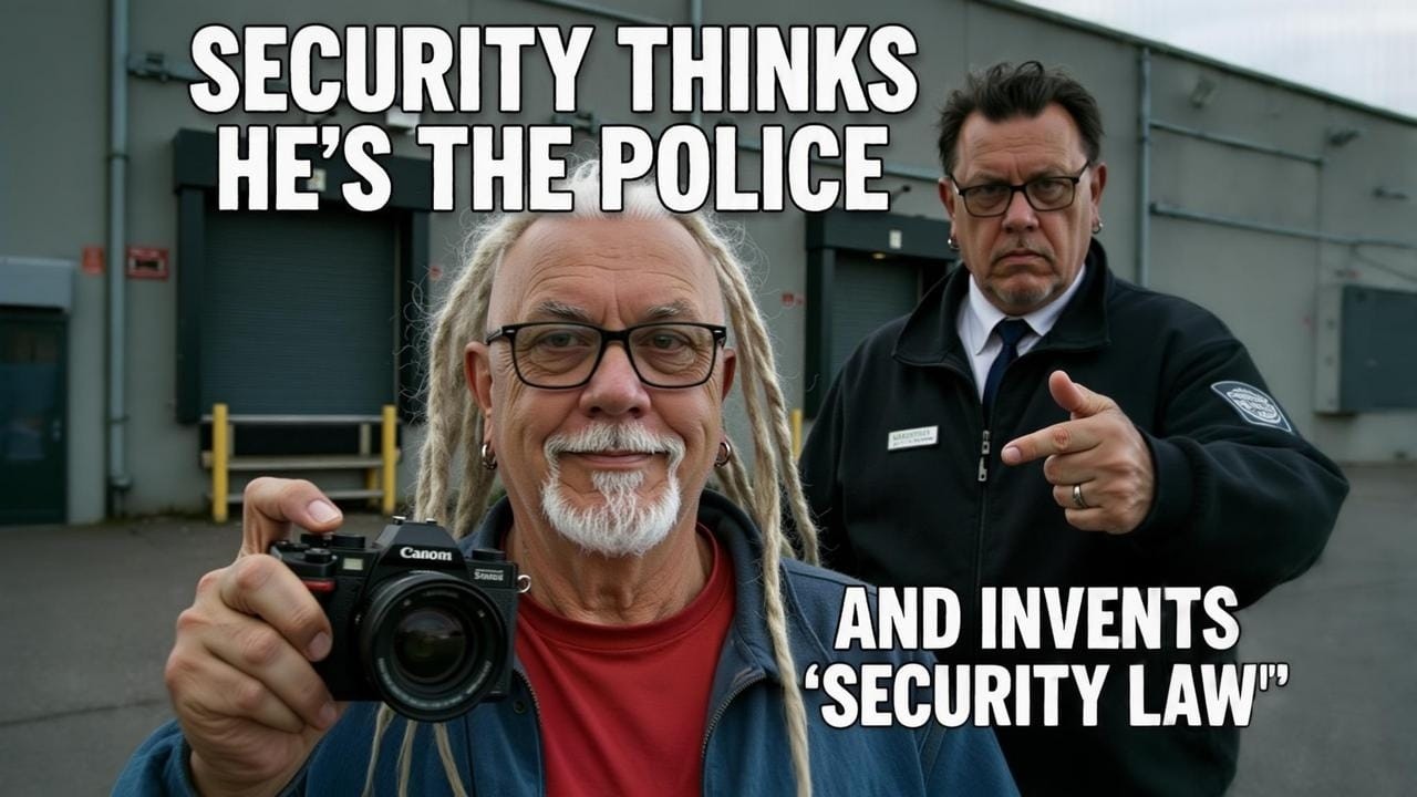 Охранник думает, что он полиция, и изобретает «Закон о безопасности»!