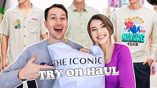 THE ICONIC HAUL \/\/ buying my bf’s try on haul (+ exciting news!)