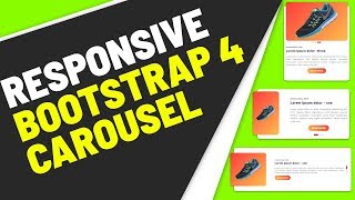 bootstrap 4 carousel customize - responsive product image slider