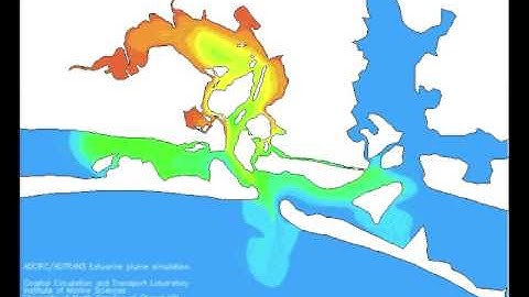 Hench Simulation of Newport Estuary Tidal Pumping