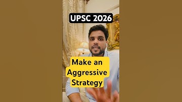 UPSC 2026 - Not much time left, Be Aggressive.    #upsc2026 #upscstrategy #iaspreparation #upsc