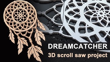 Dreamcatcher - making of 3D scroll saw project