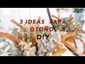 DIY 3 Ideas Económicas y fáciles para decorar/ Otoño 🍂