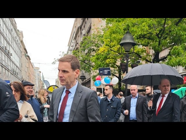 Uživo - Vučić mora da padne!: Ogroman broj ljudi došao da podrži patriote iz koalicije NADE!