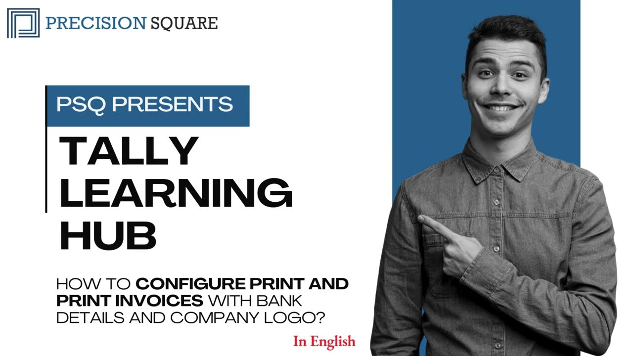 How to Configure Print and Print Invoices with Bank Details and Company Logo?