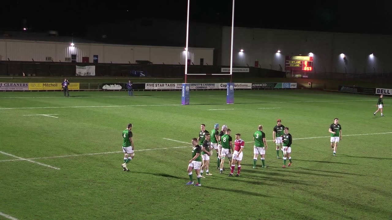 2020 Club International: Scotland Club XV 17 Ireland Club XV 39