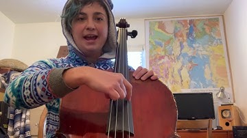 Cello Pizzicato Practice on Open Strings
