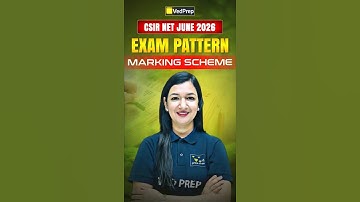 CSIR NET June 2026 Exam Pattern & Marking Scheme | Latest Paper Format Vedprep Biology Academy