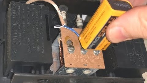 How to test your doorbell with a 9 volt battery and replace if needed