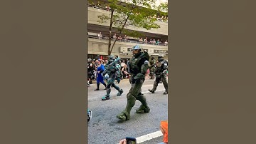 The Halo 405th Infantry Division Costuming Group at the DragonCon 2024 Parade