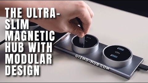 TOBEN ONE : THE ULTRA-SLIM MAGNETIC HUB WITH MODULAR DESIGN | Kickstarter | Gizmo-Hub.com