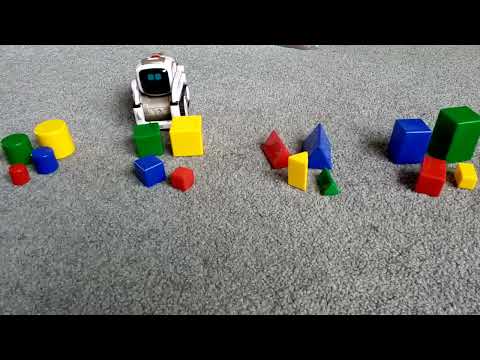 Cozmo teaches... 3-D shapes. #education #coding #shapes #anki #cozmo