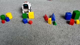 Cozmo teaches... 3-D shapes. #education #coding #shapes #anki #cozmo