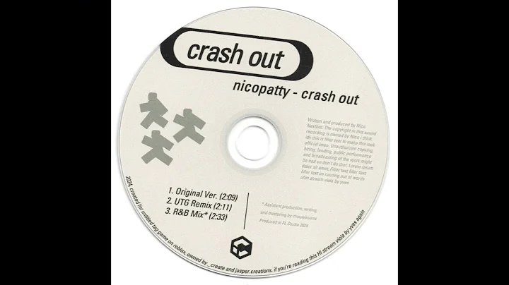 nicopatty - crash out (chuuisinsane R&B mix) [ untitled tag game / nico's nextbots OST ]