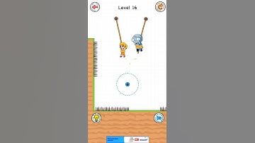 Rope Rescue Cut Save Puzzle Level  16