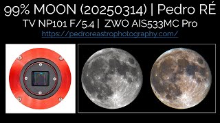 99% MOON (20250314) | Pedro RE' | ASI533MC PRO - SolarChat!