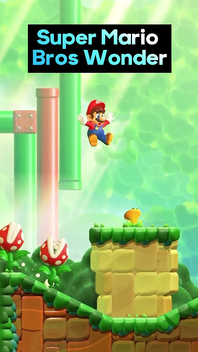Super Mario Bros Wonder promovido com shorts divertidos