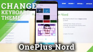How to Customize Keyboard in OnePlus Nord - Apply Picture as Keyboard Background screenshot 4