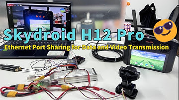 Skydroid H12 Pro Ethernet Port Sharing for Data and Video Transmission