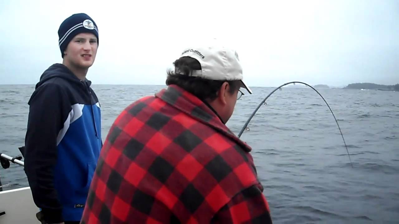 Halibut Caught on Salmon Gear in Vancouver Island, BC, Canada YouTube