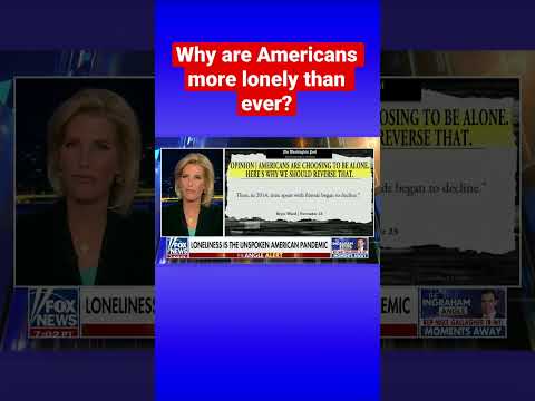 Laura Ingraham: People are spending less time than ever with one another #shorts.