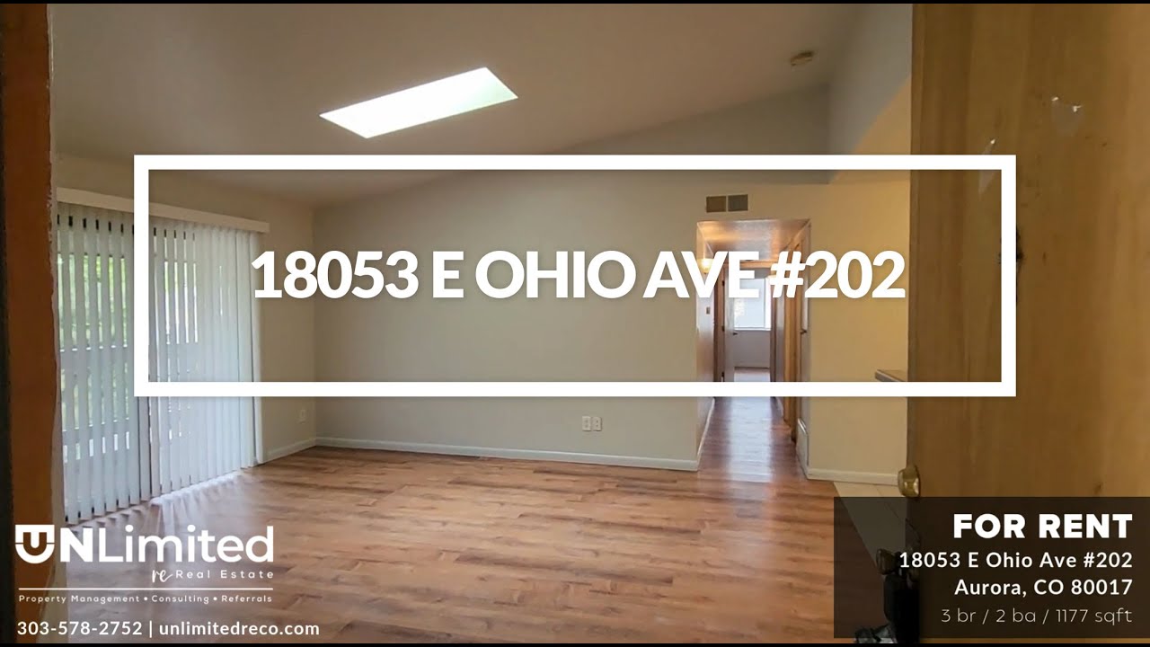Aurora Condo Rental Tour - 18053 E Ohio Ave 