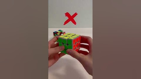 Rubik’s Cube solved with 2 Moves???? 😅