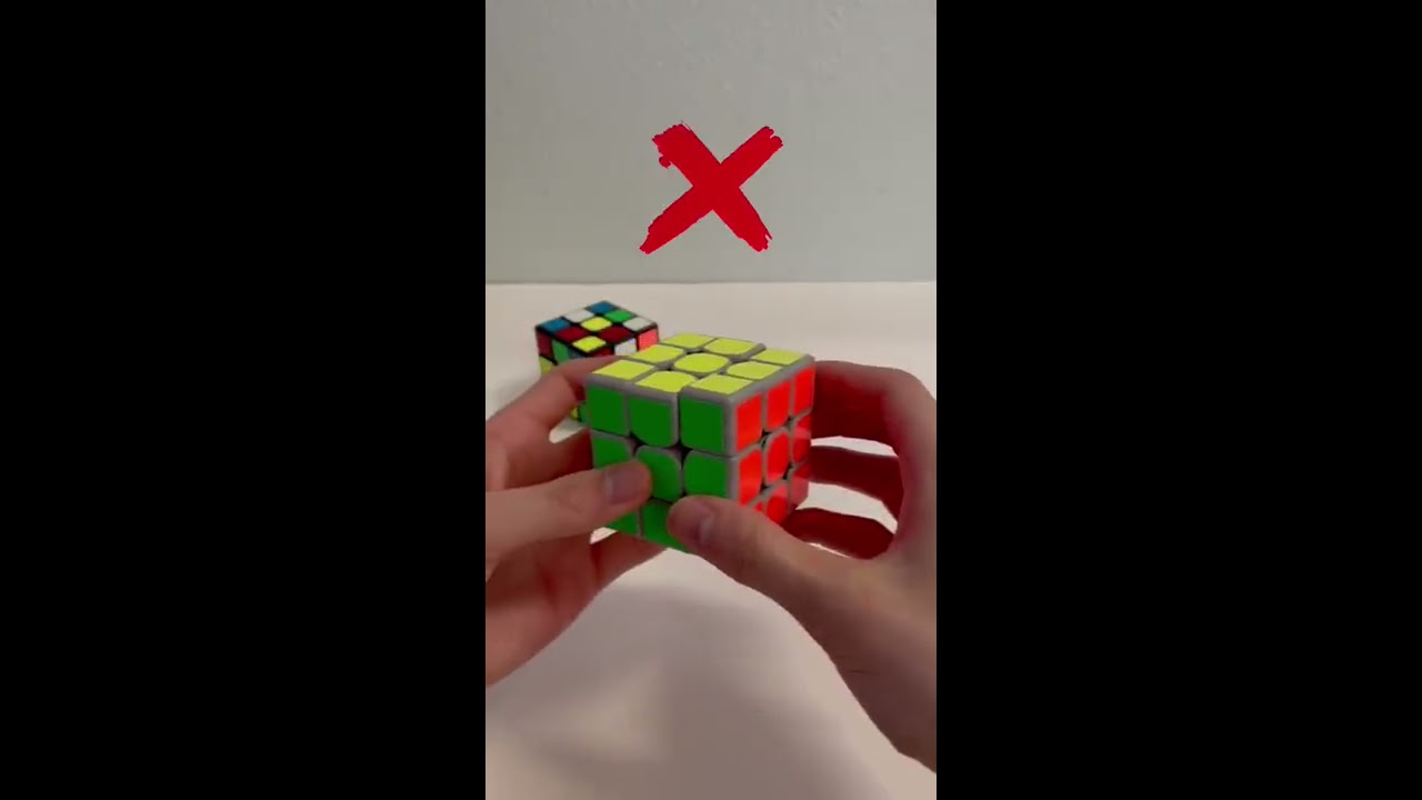 Rubik S Cube Solved With 2 Moves 
