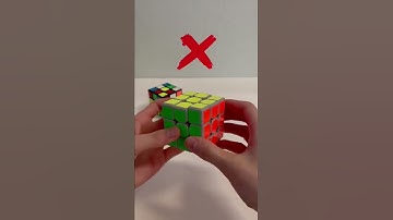 Rubik’s Cube solved with 2 Moves???? 😅