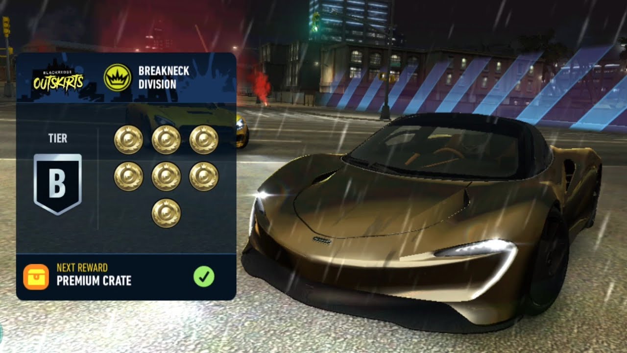 MCLAREN Speedtail TIER B • NFS: No Limits Outskirts Rivals