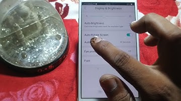 how to turn off outo rotate mode oppo F5 youth