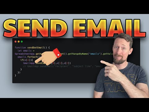 Apps Script - How to Send an Email from a Spreadsheet in Google Sheets