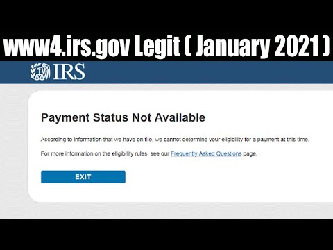 www4.irs.gov Legit (Jan 2021) Know Its Authencity- Must Watch! | Scam Adviser Reports