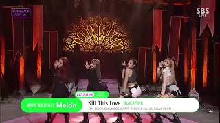 LIVE Blackpink - 'Kill This Love ' 0407 SBS Inkigayo