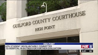 High Point University student, accused of planning campus shooting, to be committed to NC psychiatri