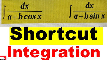 ShortCut#2 Integration type 1/(a+bcosx) by Nitin Agrawal INPS Classes